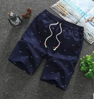 2018 Летние повседневные штаны мужские новый пятиминутного Штаны Пляжные штаны Шорты Мужская чистого хлопка LX-50