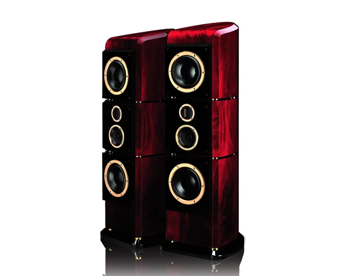 

HIVI Swans F2.2A Home Theater Front Left & Right F2.2A 3-way 4th-order vented 8"woofer 6.5" midbass isodynamic ribbon tweeter