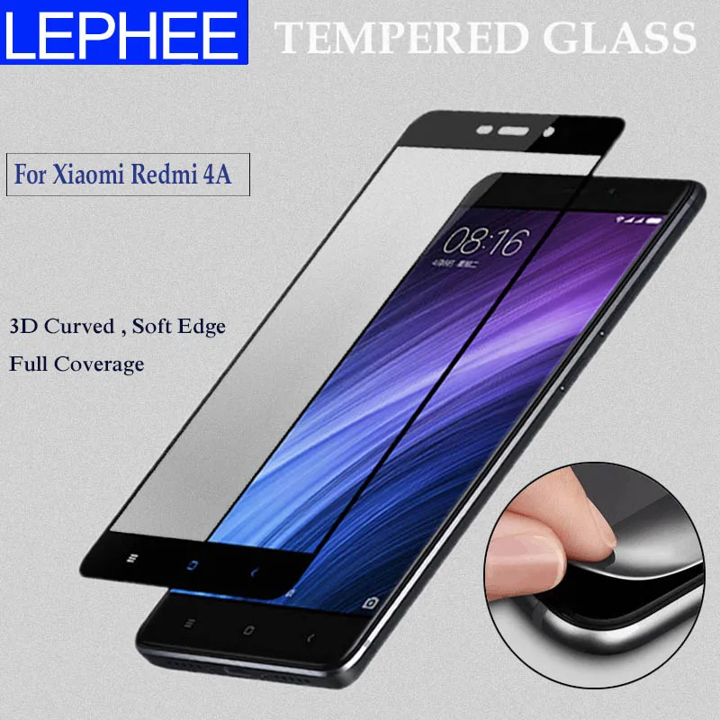 ᗖlephee xiaomi redmi 4a 4a tempered glass 3d curved ᗖlephee xiaomi redmi 4a 4a tempered glass 3d curved