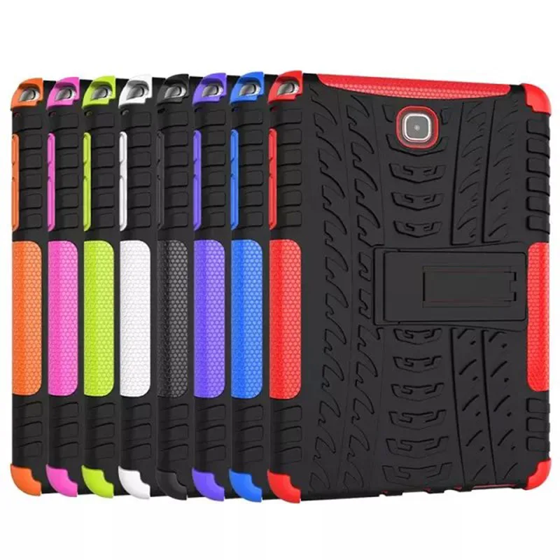 Silicone Hybrid Rugged Heavy Duty stand Cover Case For Samsung Galaxy Tab A 8.0 SM-T350 T351 T355 Tablet Accessories S4C14 Silicone Hybrid Rugged Heavy Duty stand Cover Case For Samsung Galaxy Tab A 8.0 SM-T350 T351 T355 Tablet Accessories S4C14