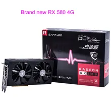 Brand NEW For Sapphire RX580 4G PC Computer Game Video Card RX 580 4GB Graphics Card GDDR5 256bit Game Mining Transcend GTX1060