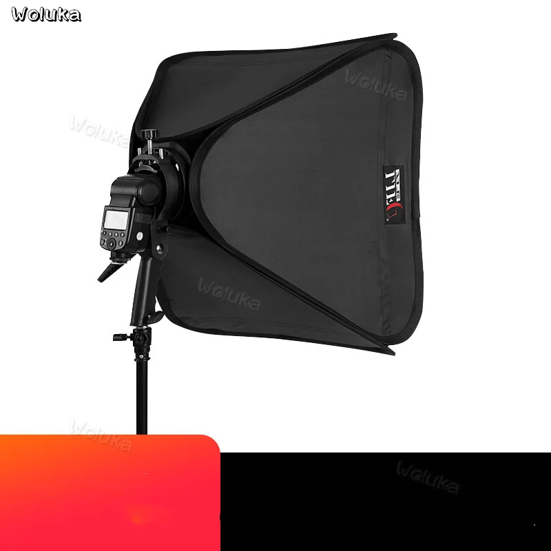 S-style Portable 60*60cm softbox machine top flash/hot shoe light folding Carry CD50 T01 | Электроника