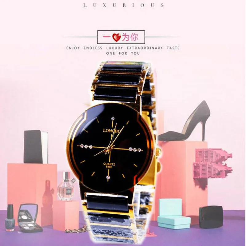 Роскошные белые керамические водонепроницаемые керамические спортивные женские наручные часы,, высокое качество, стразы, сталь, женские часы 8493