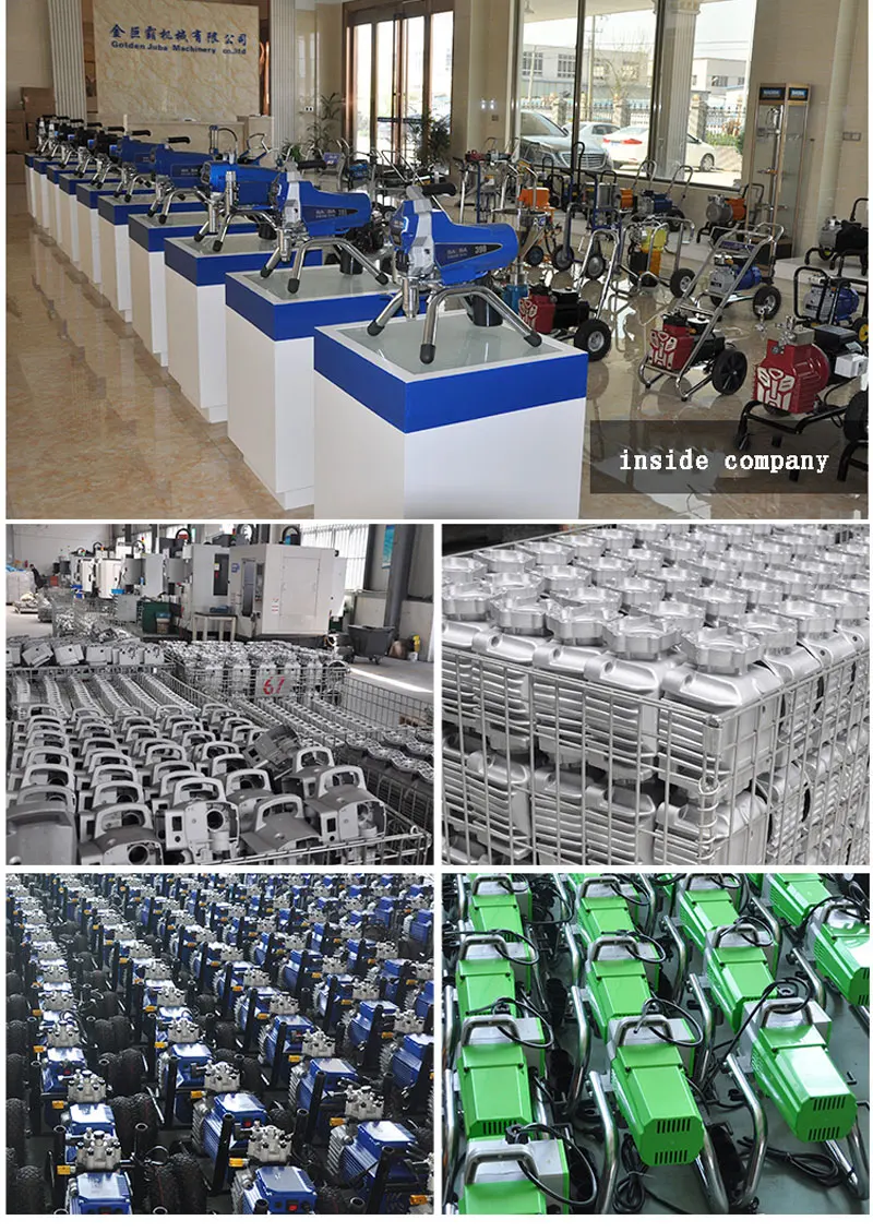220V механический регулятор высокое устройство для безвоздушного распыления под давлением краскопульт