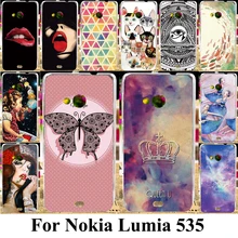 Taoyunxi силиконовые Пластик чехол телефона Чехол для Microsoft Nokia Lumia 535 n535 5.0 дюймов Сумка В виде ракушки чехол для Nokia Lumia 535 чехол