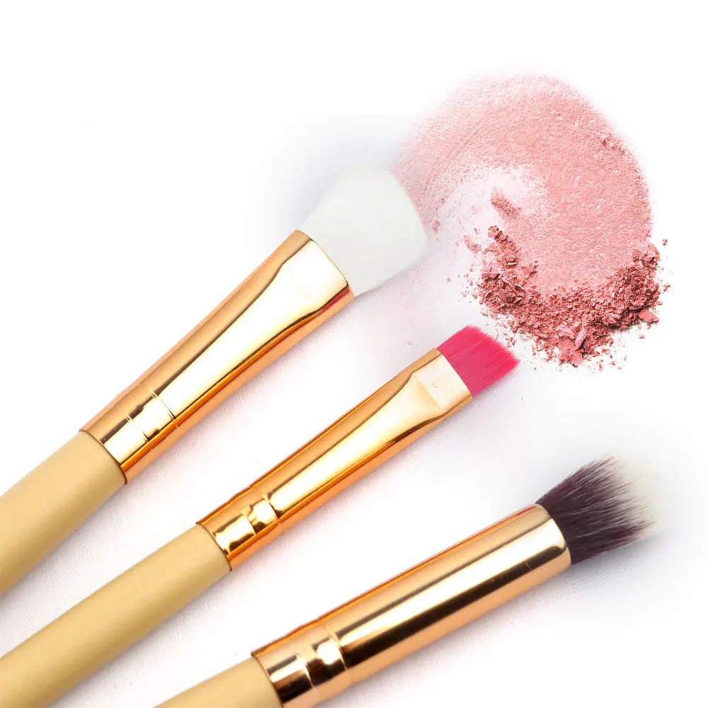 

High Quality ABSK12Pcs Professional eye Make Up Brushes Eyebrow Eyes Cosmetic Brushes  Beauty tools Brush Set Free shipping