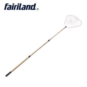 

Fishing net Landing Net 50*50cm/20*20in triangle aluminum hoop 8mm retractable handle up to 2.5M scoop net dip nets fishing tool