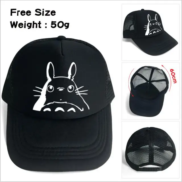 IVYYE Big Totoro Plush Stuff Accessories Cap Cute Fluffy Anime Caps