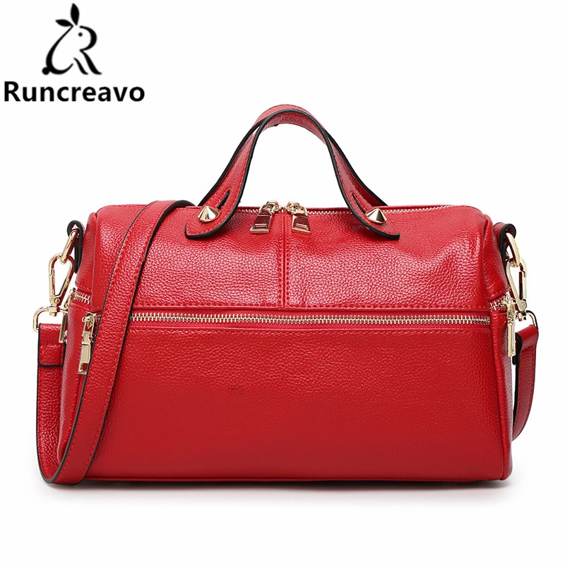 

2018 Genuine Leather Women Bag Rivet Crossbody Bag Women's Clutch Patchwork Messenger Bag Females Purse Bolsas Feminina.