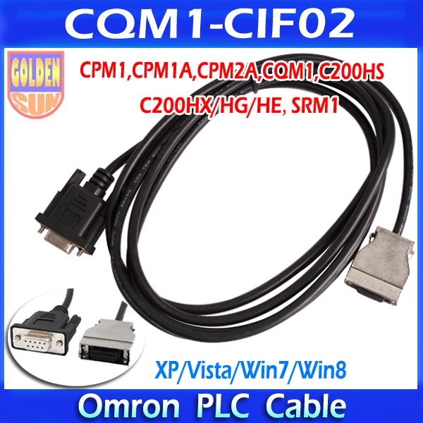 1pcs Omron CQM1-CIF02 PLC Programming RS232 Cable NEW IN BOX