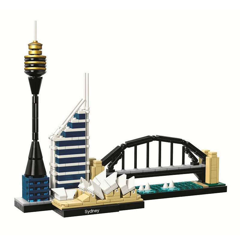 

Bela 10676 Architecture Building Sets Sydney Opera House Tower Bridge Building Block 361pcs Brick Compatible With Bela