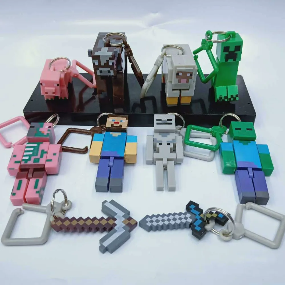 

NEW Anime Action Figures Toys Micro World Game Models Toy Keychain Boys Kids Christmas Gifts for Children