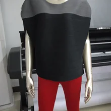 Футболка в складку с круглым воротником и короткими рукавами; Комбинированная цветная футболка «летучая мышь» для девочек; miyake; плиссированная футболка;