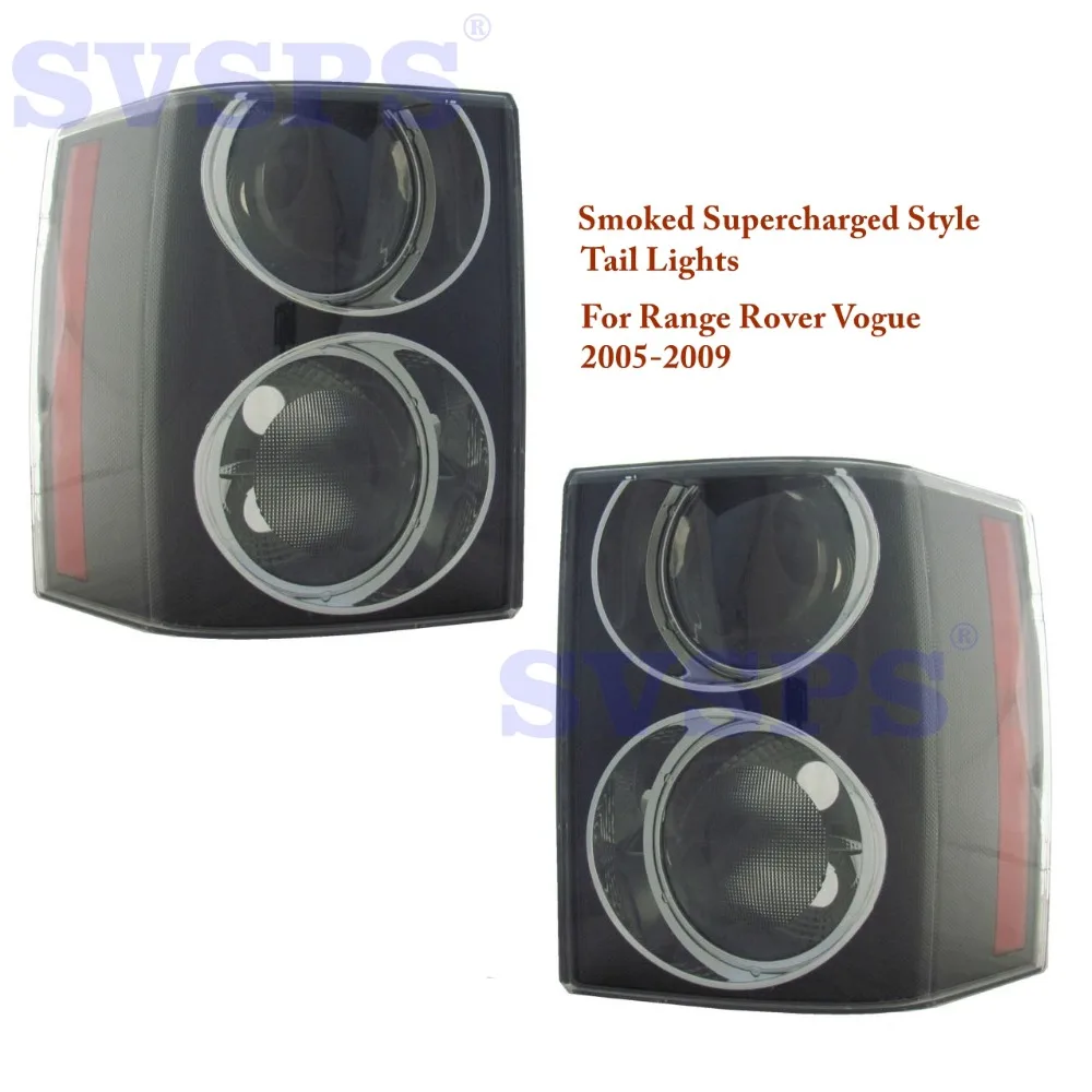 

Car Styling Tuning Smoked Supercharged Rear Tail Lamps Lights For Land Range Vogue Rover L322 Vehicle 2005-2009 year