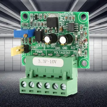 

PWM to Voltage Converter Module 3.3V PWM Signal to 0-10V Voltage Converter D/A Digital-Analog PLC Module
