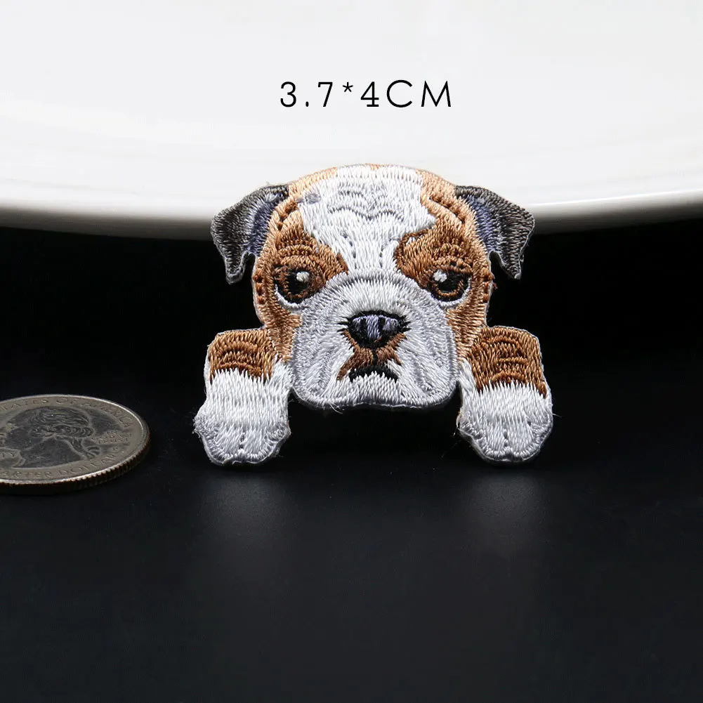 1Pcs New Chihuahua Shiba Dog Husky Patch for Woman Clothing Backpack Decoration Small Applique Iron on Embroidery Patches Badges