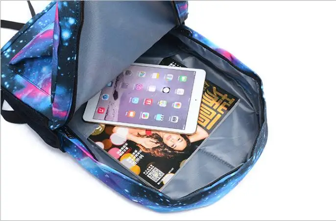 Атака на Титанов школьная сумка в стиле аниме noctilucous светящийся Рюкзак Студенческая сумка рюкзак для ноутбука Повседневный Рюкзак светится в темноте
