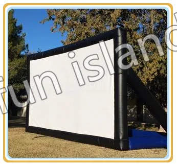 

2016 commercial use outdoor inflatable movie screen for sale