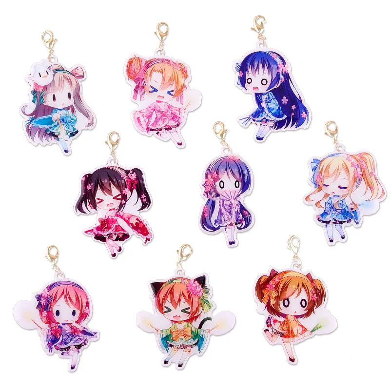 Lovelive проект кумир школы Tojo Nozomi двусторонний рисунок в виде милого героя аниме