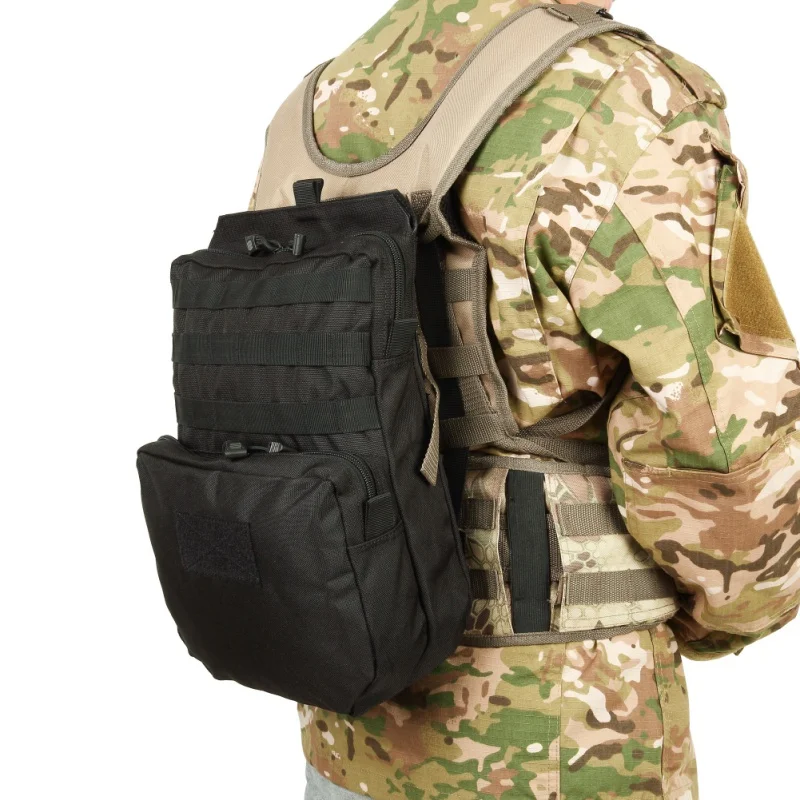 Online Freien Taktische Molle Nylon Hydratation Tasche Jagd Camouflage Wasserdichte Taschen Militär Armee Kampf Tasche Neue