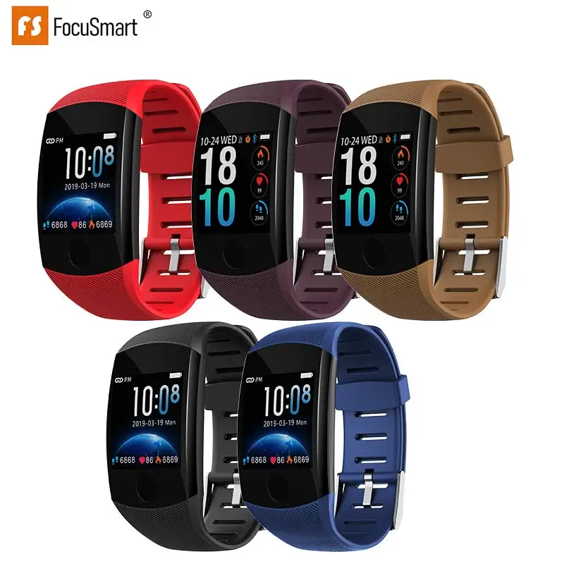 Focusmart 2019 Q11-tt Smart Watch Multilingual Word Library Real-time Heart Rate Measurement Intelligent Reminder Smart Watch