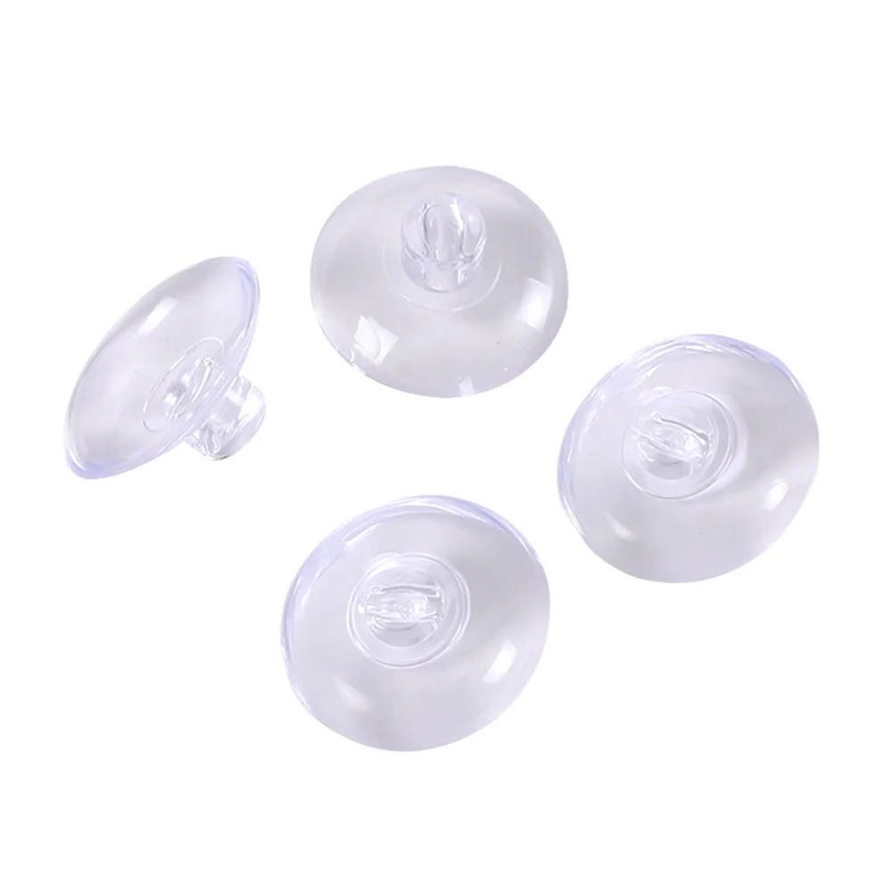 10Pcs Clear Sucker Suction Cup High-end Suckers Plastic Transparent Sucker For Car Wedding Party Home Decorations Diameter 4cm - Цвет: Прозрачный