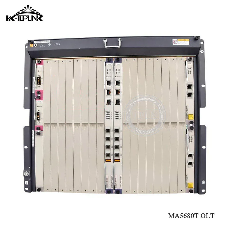 Оригинал HUA WEI MA5680T GPON OLT терминал оптической линии 2 шт SCUN 10 г X2CS utlink PRTE 1 16 портов GPFD