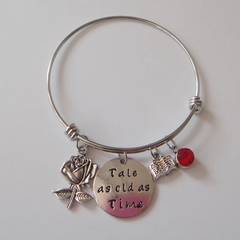 Beauty And The Beast Rose Bracelet