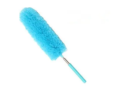 New Adjustable Microfiber Duster for home car Magic Brush Dust Clean Anti Static Sweeping Air Conditioning Furniture Cleaning - Цвет: Небесно-голубой