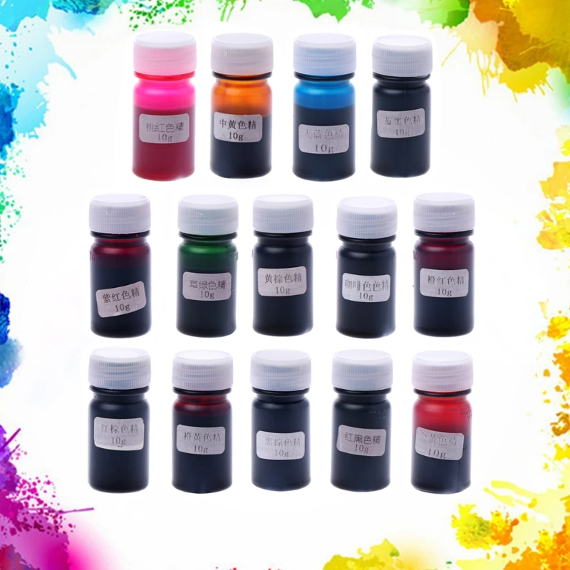 14 Colors Liquid Silicone Resin Pigment Dye For DIY Making Crafts Mold