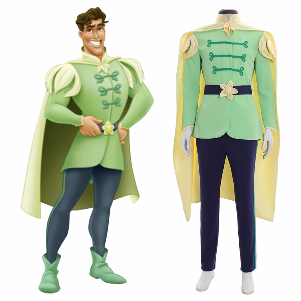 Cosplaydiy The Princess and The Frog Prince Naveen Cosplay Costume