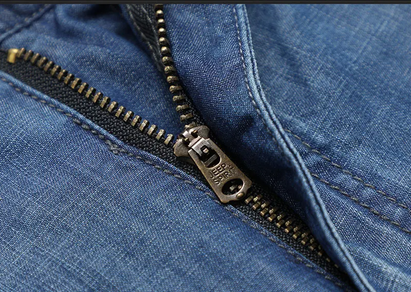 2019 Spring Summer JEEP Brand Cotton Jean Elastic Mens Casual Full Length European American Jeans Cotton Pants Fashion Trousers (39)