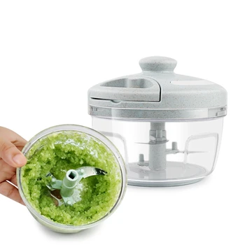 

Zuo You Manual Fruit Vegetable Chopper Hand Pull Food Cutter Onion Nuts Grinder Mincer Shredder Multifunction Kitchen Accessor
