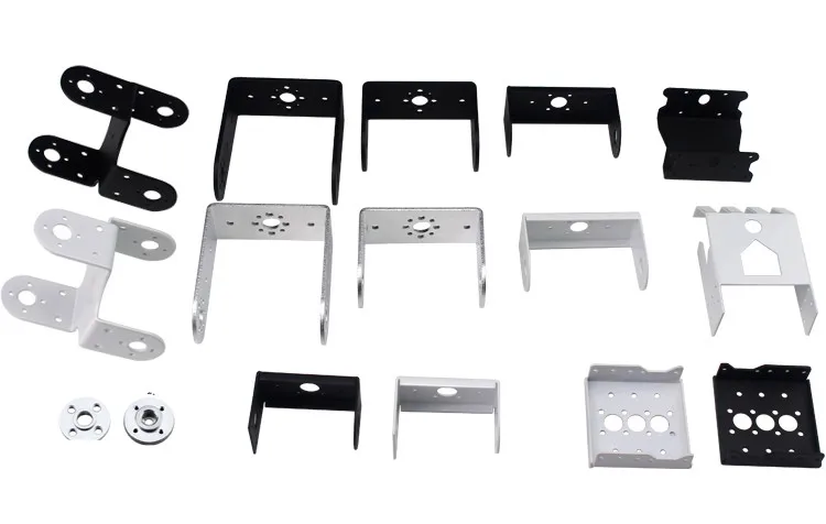 

2pcs Dual Axis Servo Bracket Assembly / Dedicated / DIY Robot Robot Arm Servo Parts Toy Robot Accessories