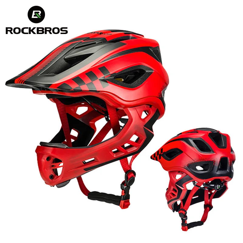 

ROCKBROS 2 In 1 Bike Bicycle Cycling Animals Children Helmets Full Covered Child Helmets EPS Sport Safety Hats For Parallel Car