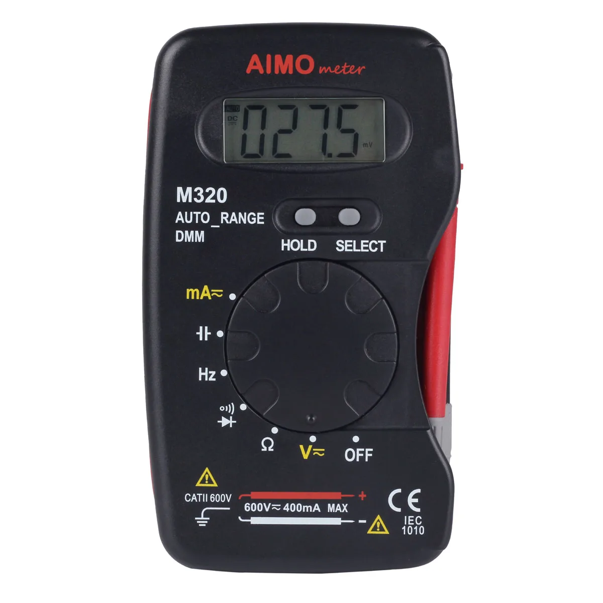 Карманный цифровой мультиметр M108 AIMO M320 мини измеритель частоты и емкости с ЖК