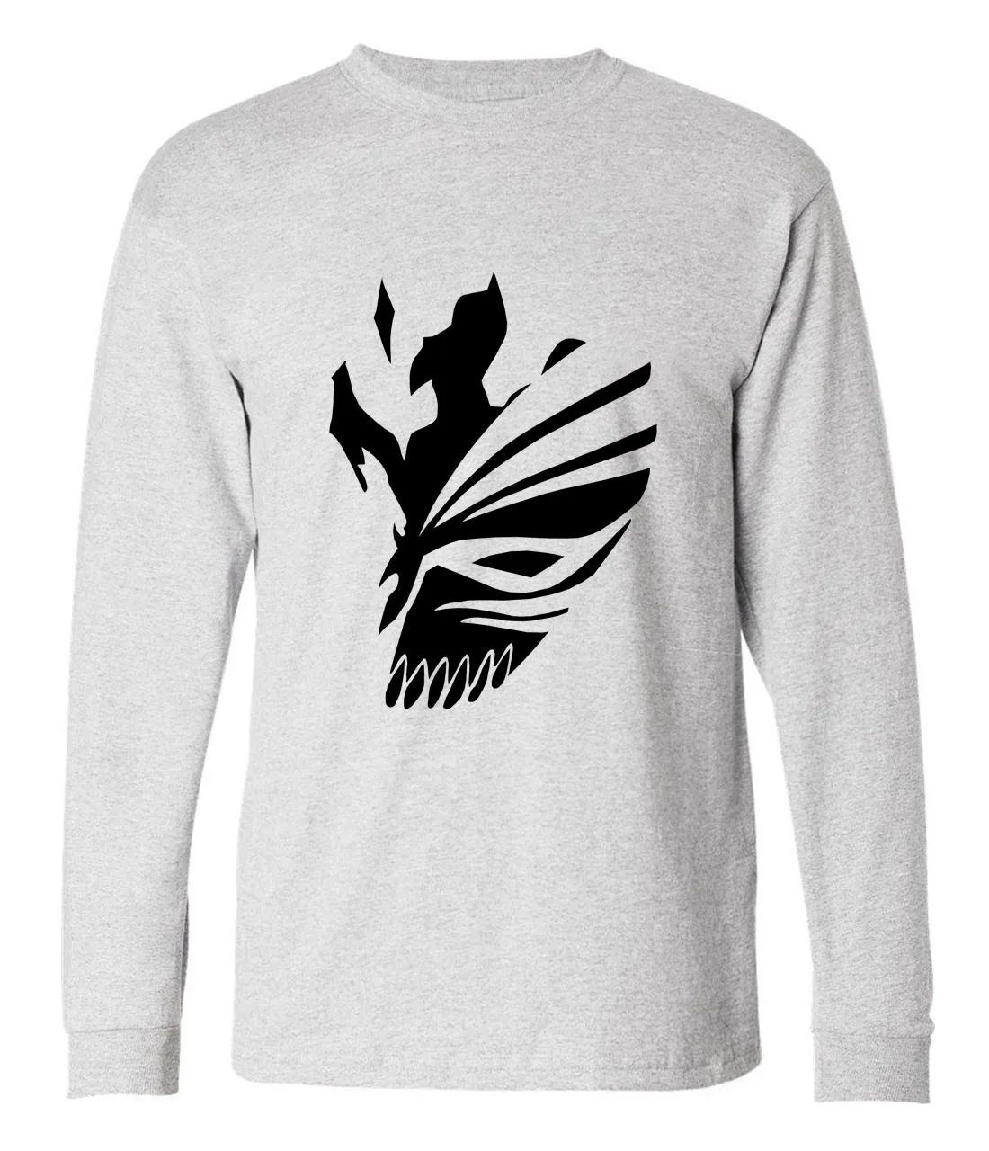 Горячая Анимация BLEACH Куросаки Ичиго хлопка с длинным рукавом camisetas Мужчины 2016