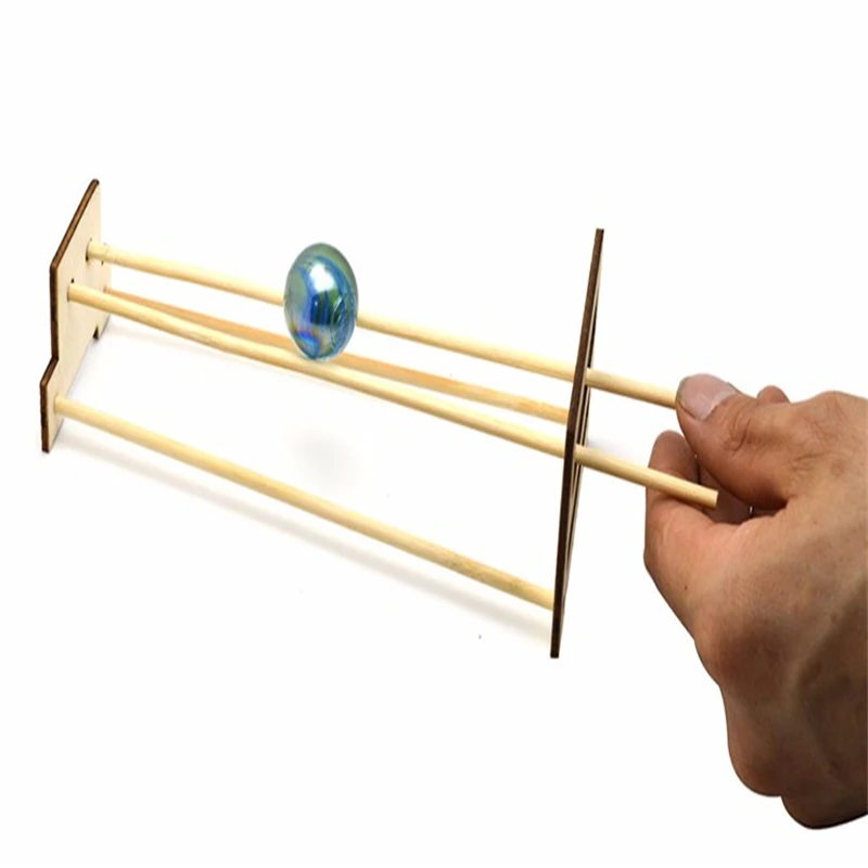 DIY Model Dual Track Strange Slope Science Education Toy Small Productions Lab Weird Physical Experiment Equipment For Children (4)