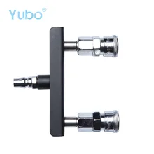 E09 Double Penetration Dildos Holder Accessory for Yubo Premium Sex Machine in Steel Quality,Fit for Quick Connector Dildos