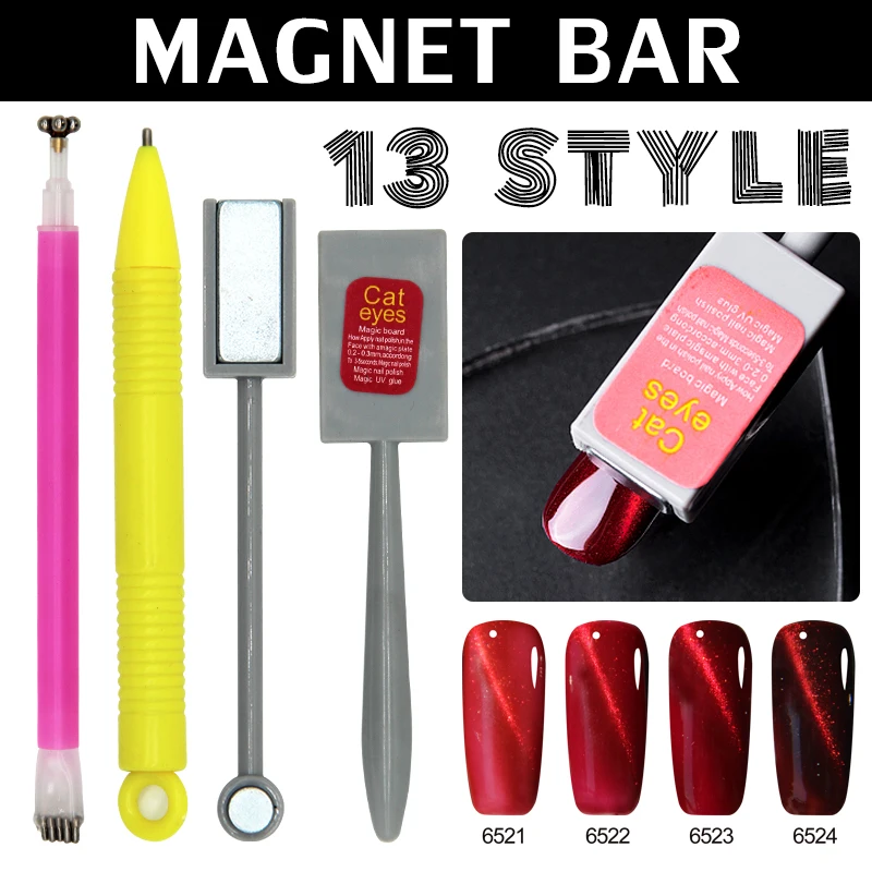 

CATUNESS Magnet Stick New Hot Sell 2018 Magic Pen To The Cat's Eye Long Lasting Gel Nail Art Polish Manicure Tool 3D Effect
