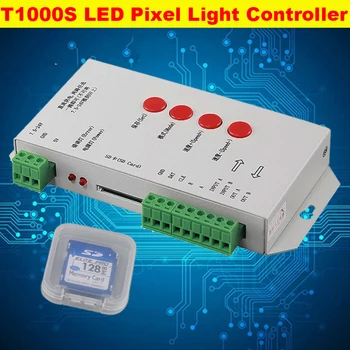 

Programmable rgb SD card Pixel led controller UCS1903 WS2811 Strip Module 2048 Pixel SD Card T1000s Full Color LED Controller