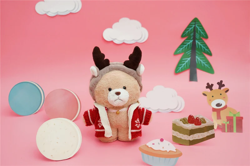 Милые Животные Куклы Мягкие Kawaii одежда Кролик и медведь плюшевые игрушки для детей подарок на день рождения дети ребенок успокаивающая игрушка