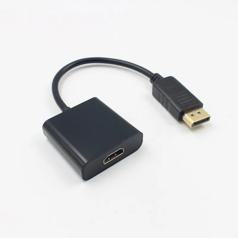 200 шт./лот Дисплей Порт DP к HDMI Кабель-адаптер DP Дисплей port мужчин HDMI Женский конвертер Кабель-адаптер для портативных ПК
