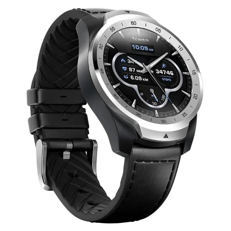  Xiaomi Ticwatch Pro NFC Payment Bluetooth Smartwatch IP68 Waterproof Fitness Tracking Built-in Goog
