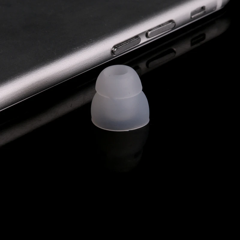 

Earbuds 4mm 5 Pairs/10Pcs Two-Layer Silicone In-Ear Earphone Covers Cap Replacement Earbuds