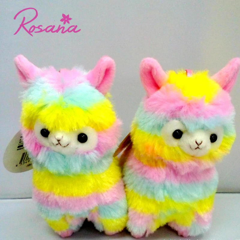 rainbow llama plush