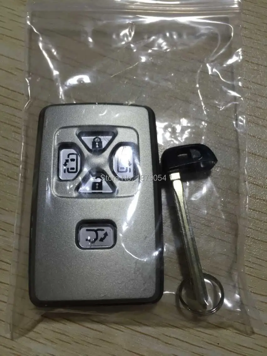 Toyota Previa Alphard Prius Smart Card Shell 5 Buttons (9).jpg
