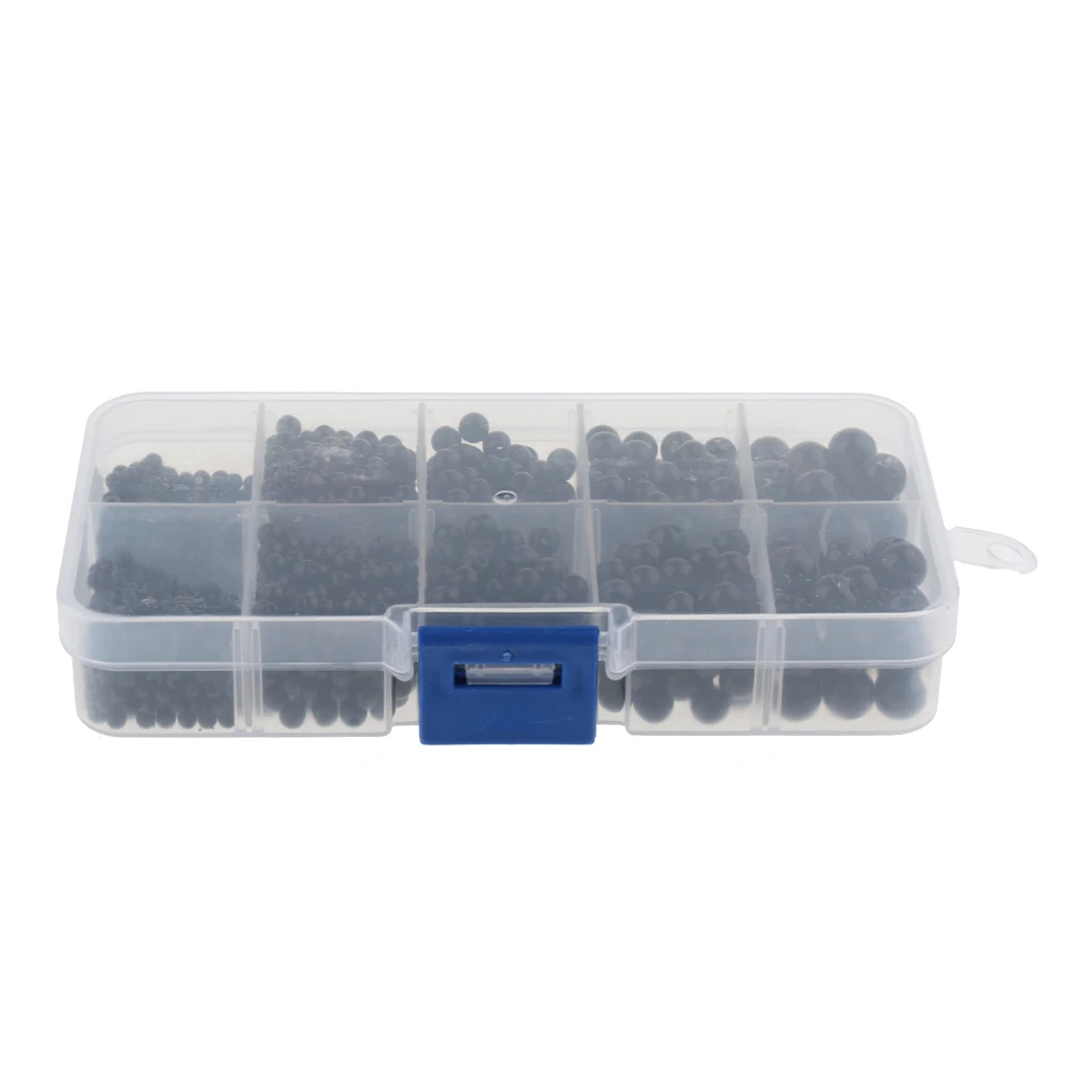 1380Pcs Black Plastic Safety Dolls Eyes with a Storage Box, For Teddy Bear Animal Doll Soft Toy DIY Making, 3/4/5/6/8mm