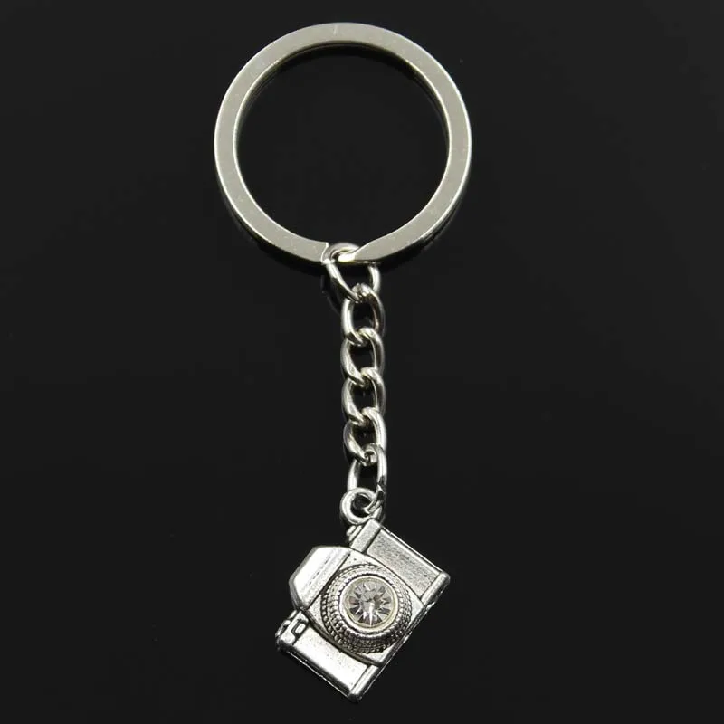 

Fashion Keychain 20x16mm camera Pendants DIY Men Jewelry Car Key Chain Ring Holder Souvenir For Gift