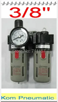 

BFC3000 3/8" Air Filter Regulator Combination Lubricator FRL Union Treatment BFR3000 + BL3000
